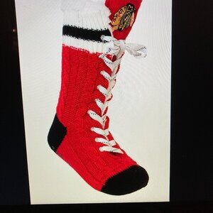 NHL Chicago Blackhawks NWOT Slipper Skate Socks Unisex